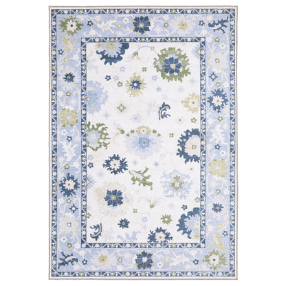 Oriental Weavers Addison  White Blue Traditional