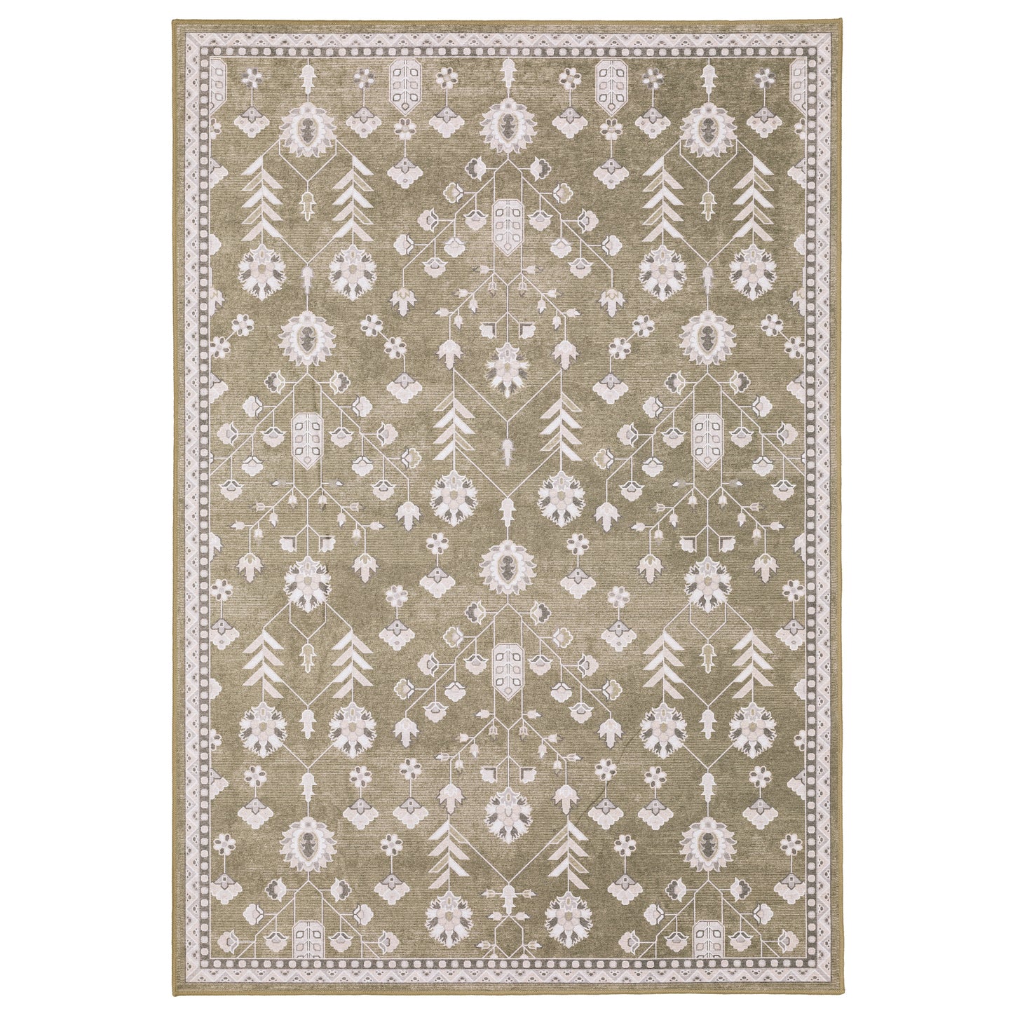 Oriental Weavers Addison  Brown Ivory Traditional
