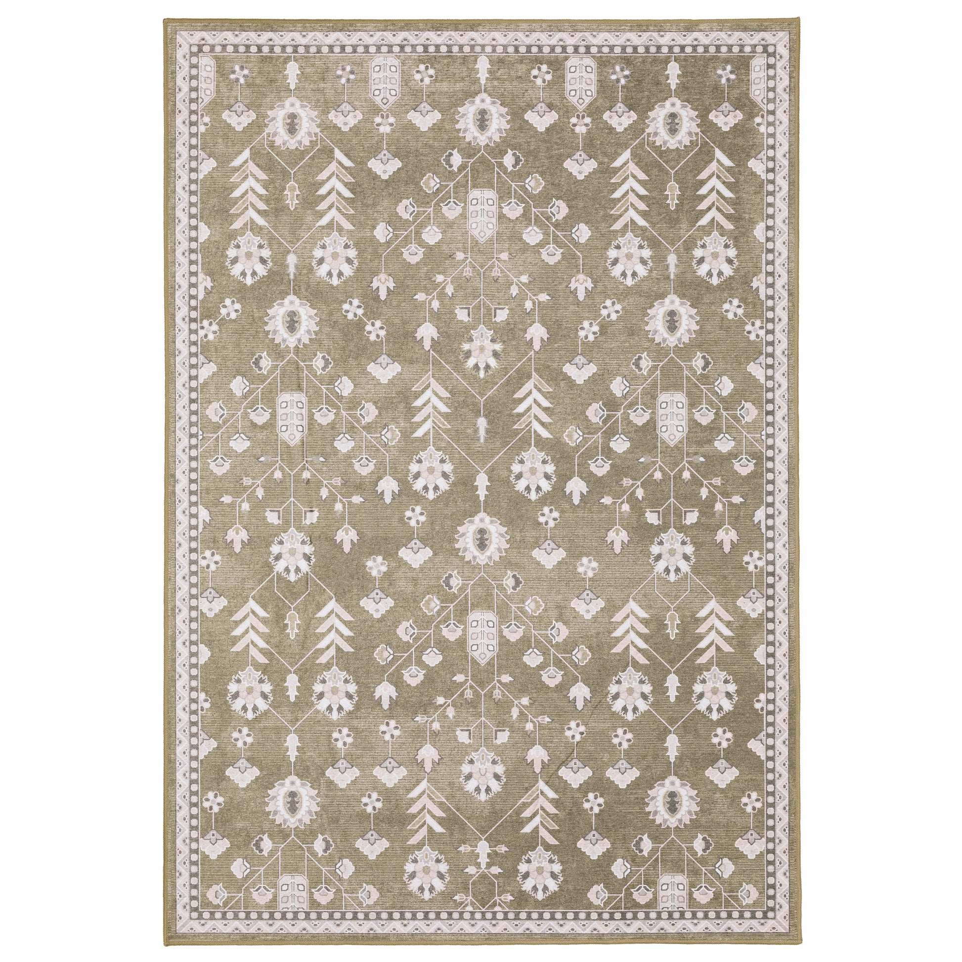 Oriental Weavers Addison  Brown Ivory Traditional