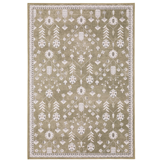 Oriental Weavers Addison  Brown Ivory Traditional