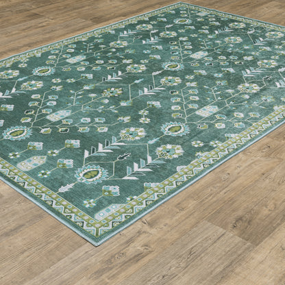 Oriental Weavers Addison  Teal Green Traditional