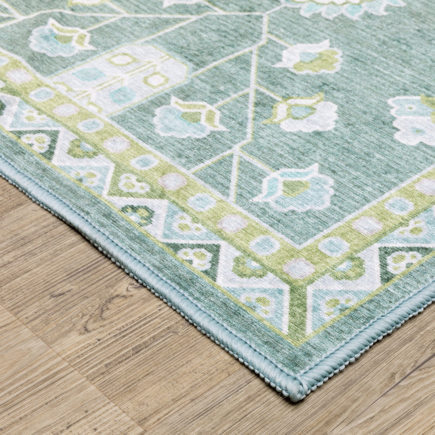 Oriental Weavers Addison  Teal Green Traditional