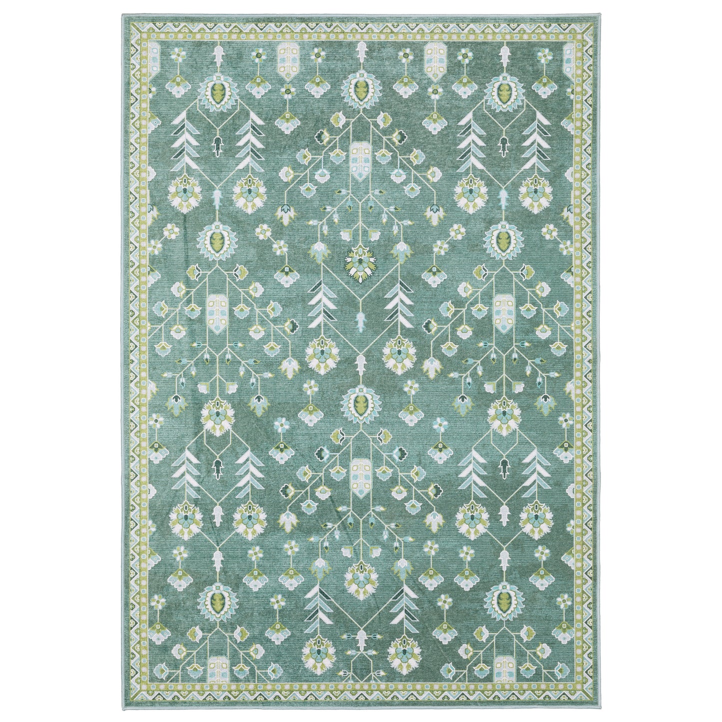Oriental Weavers Addison  Teal Green Traditional