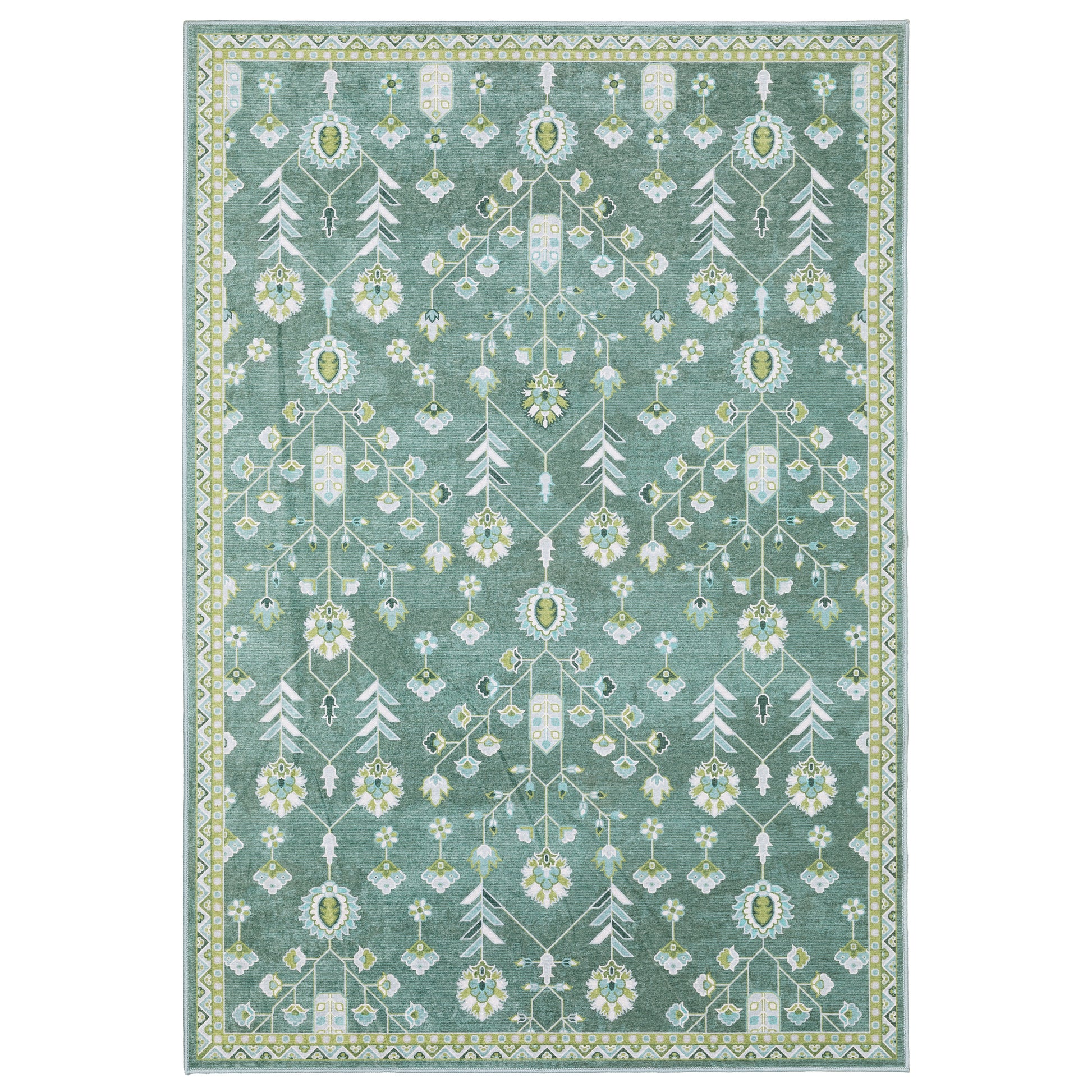 Oriental Weavers Addison  Teal Green Traditional