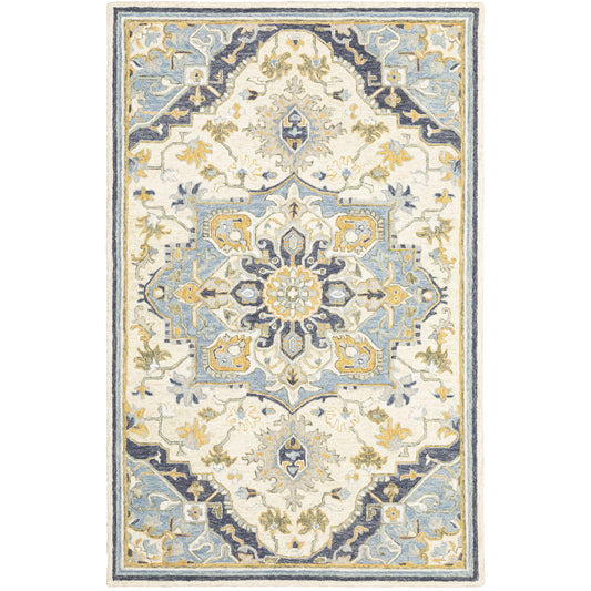 Oriental Weavers Alfresco  Blue Ivory Traditional