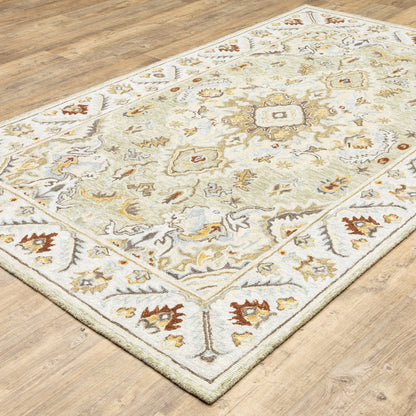 Oriental Weavers Alfresco  Ivory Beige Traditional