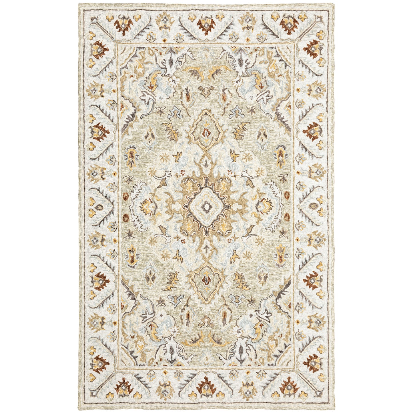 Oriental Weavers Alfresco  Ivory Beige Traditional