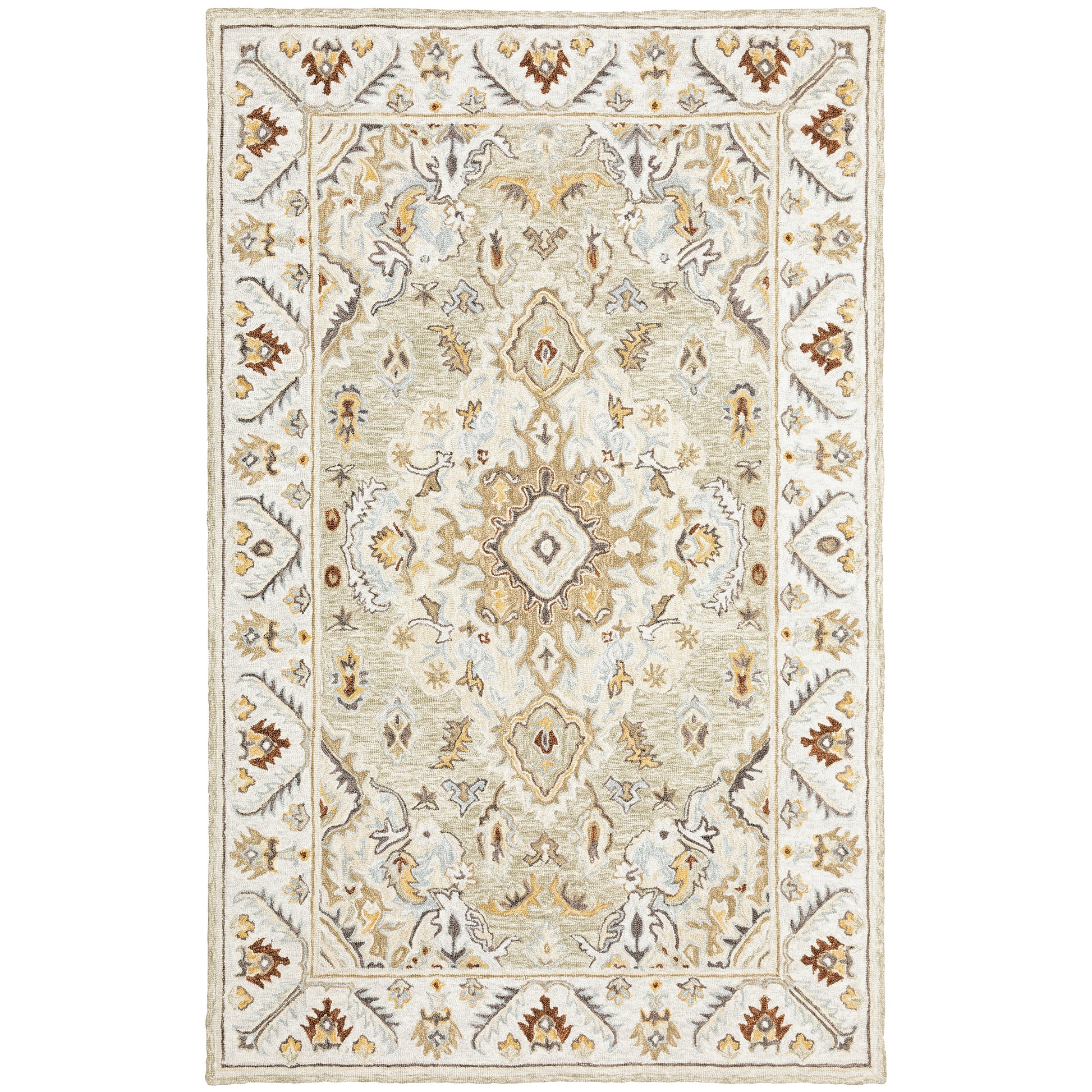 Oriental Weavers Alfresco  Ivory Beige Traditional