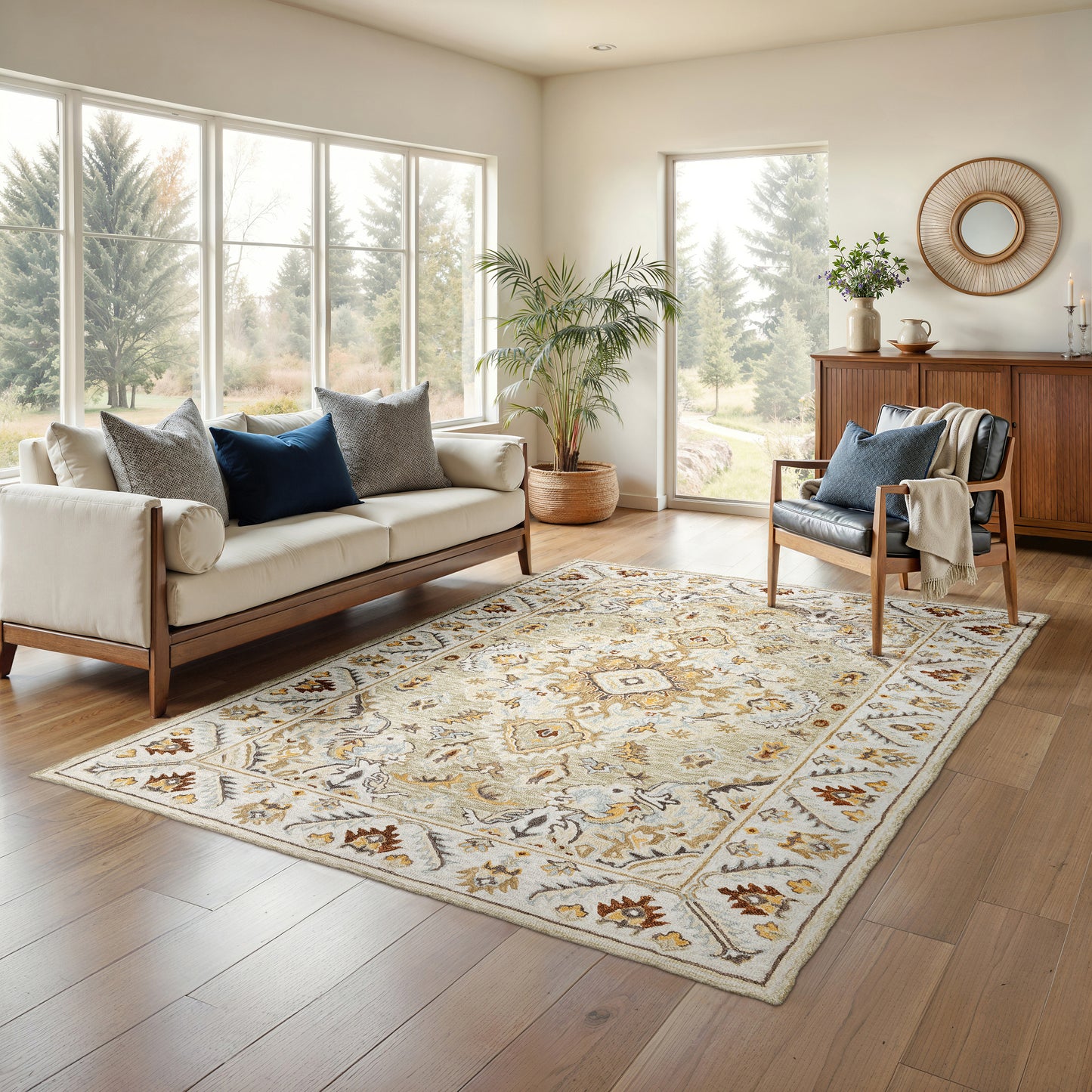 Oriental Weavers Alfresco  Ivory Beige Traditional