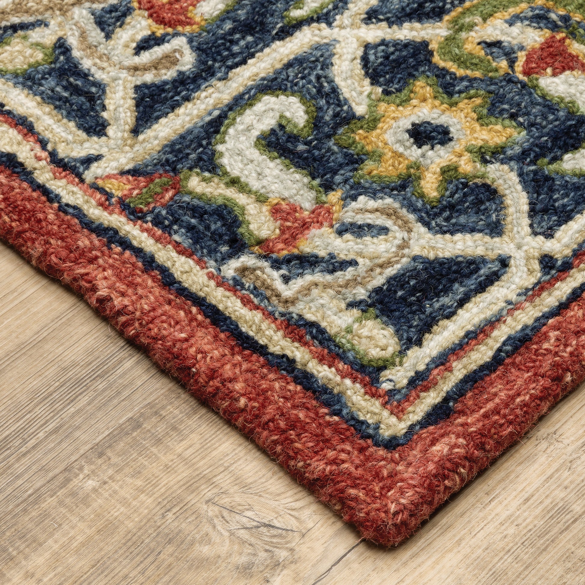 Oriental Weavers Alfresco  Red Blue Traditional