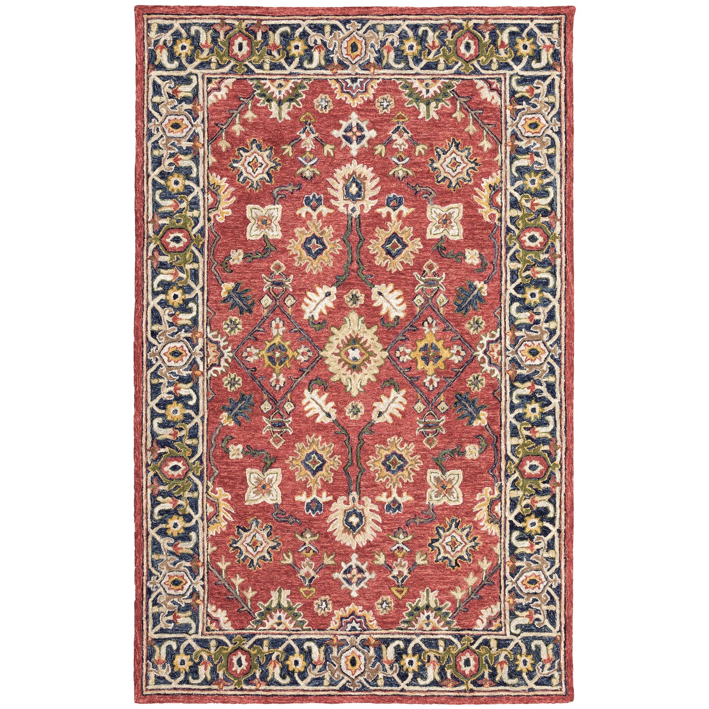 Oriental Weavers Alfresco  Red Blue Traditional