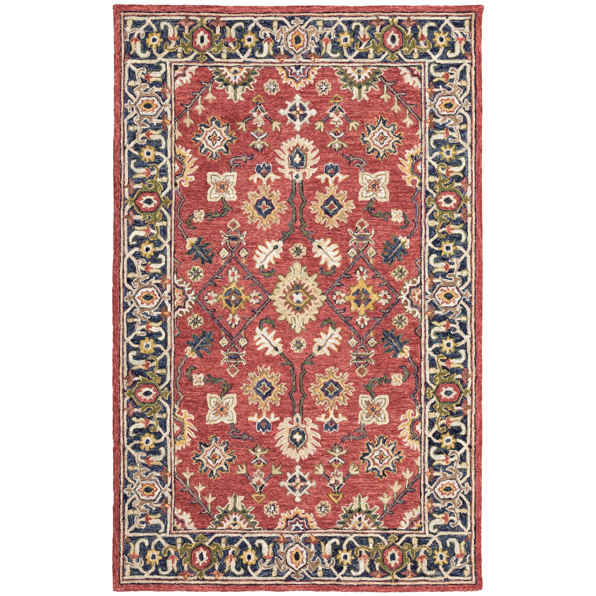 Oriental Weavers Alfresco  Red Blue Traditional