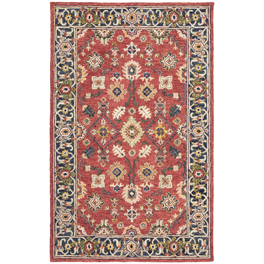 Oriental Weavers Alfresco  Red Blue Traditional