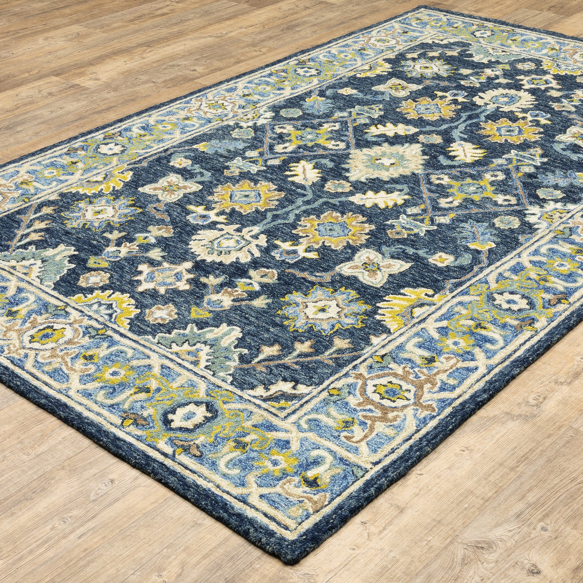 Oriental Weavers Alfresco  Navy Blue Traditional