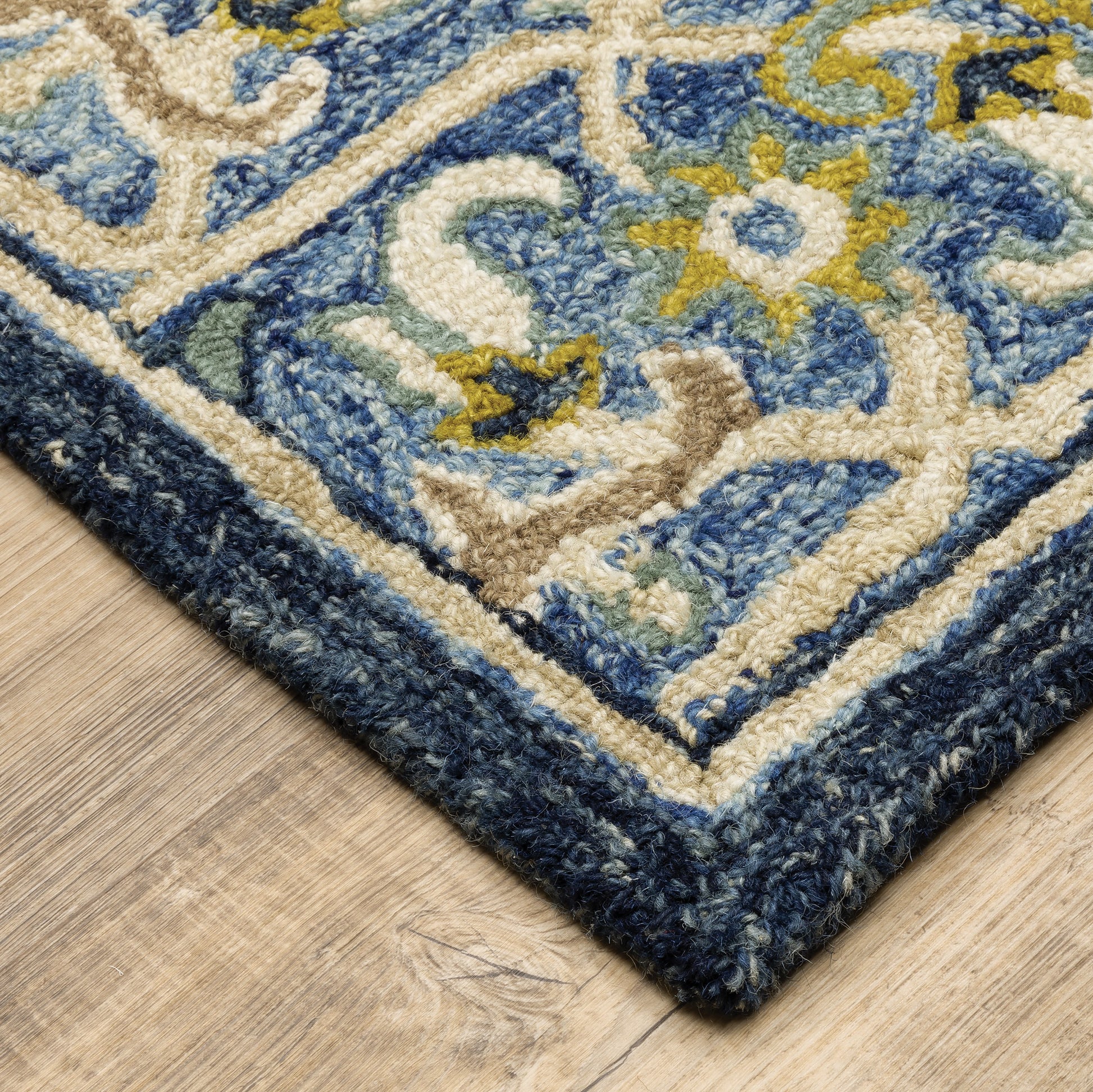 Oriental Weavers Alfresco  Navy Blue Traditional