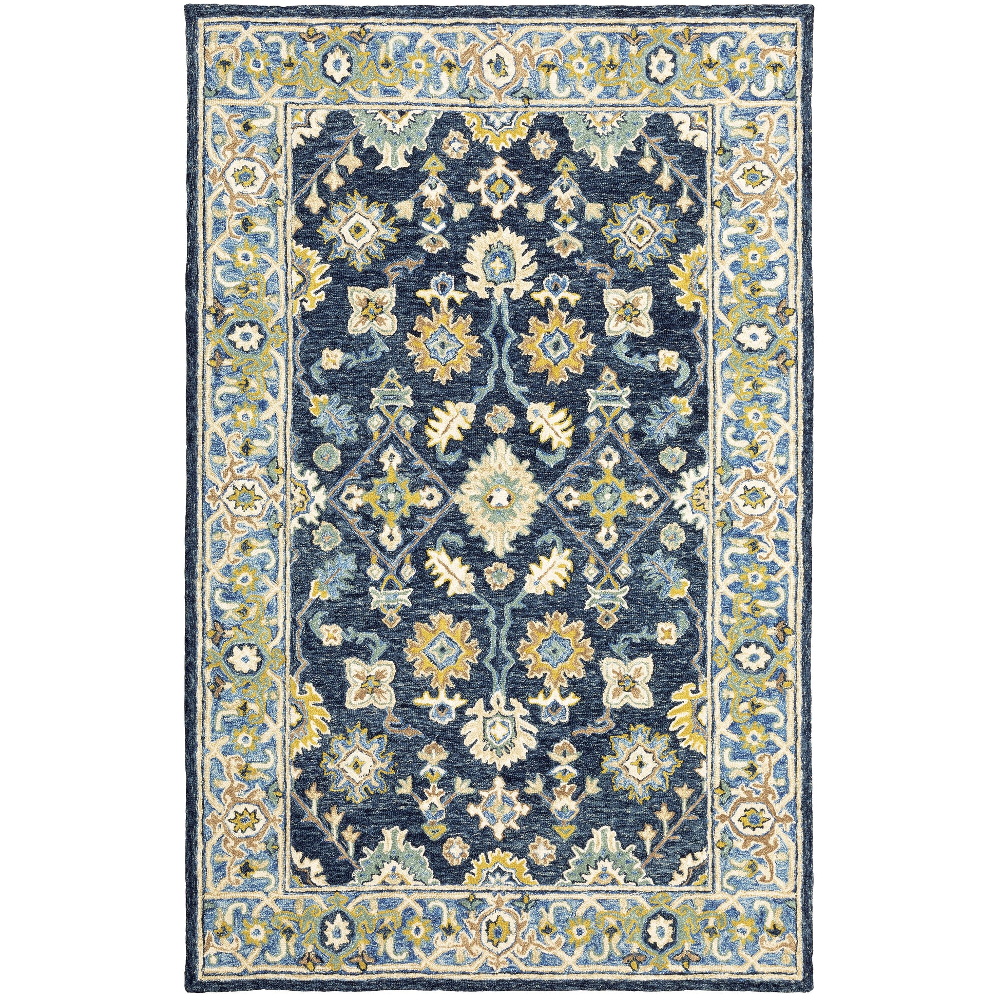 Oriental Weavers Alfresco  Navy Blue Traditional