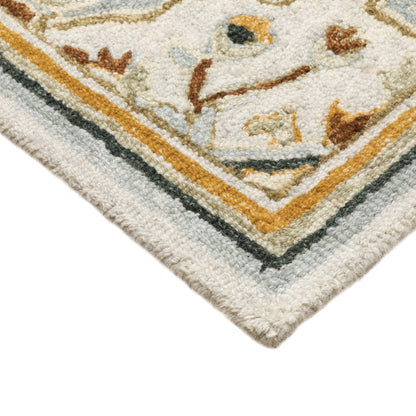 Oriental Weavers Alfresco  Ivory Charcoal Traditional