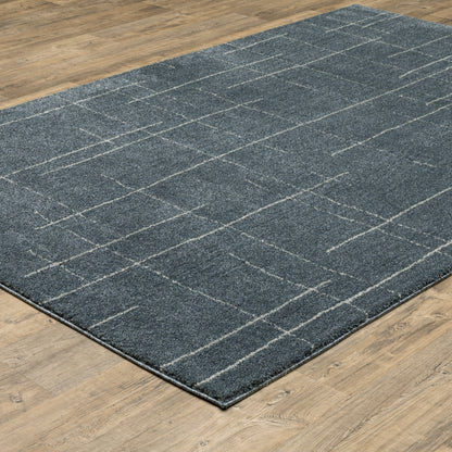 Oriental Weavers Alton  Blue Gray Modern & Contemporary