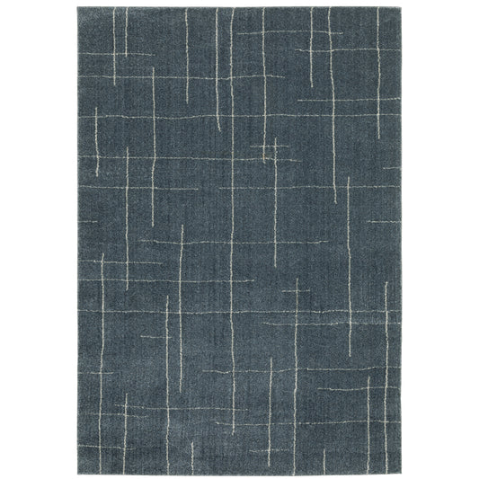 Oriental Weavers Alton  Blue Gray Modern & Contemporary
