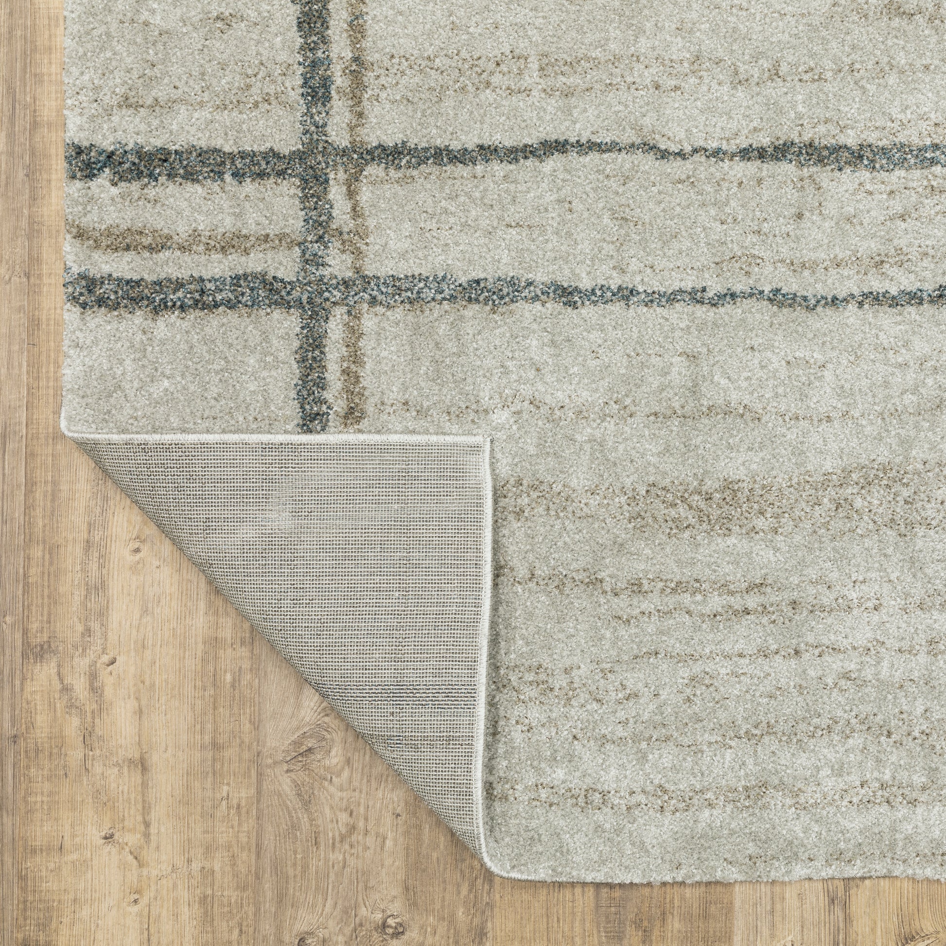 Oriental Weavers Alton  Grey Teal Modern & Contemporary