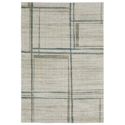 Oriental Weavers Alton  Grey Teal Modern & Contemporary