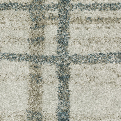 Oriental Weavers Alton  Grey Teal Modern & Contemporary