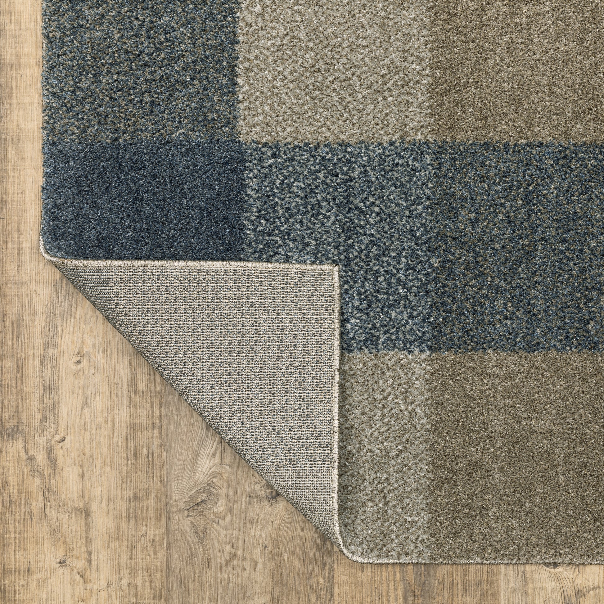 Oriental Weavers Alton  Teal Grey Farmhouse