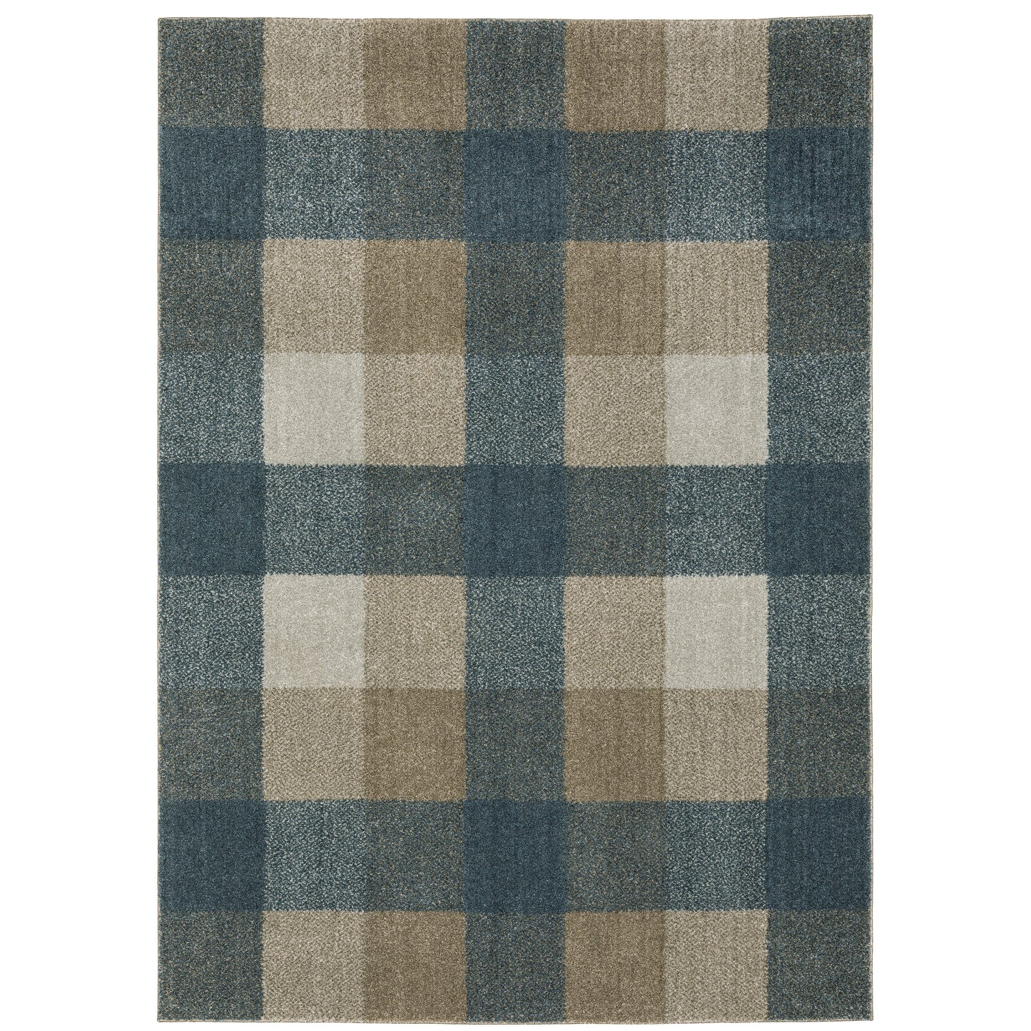 Oriental Weavers Alton  Teal Grey Farmhouse