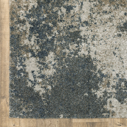 Oriental Weavers Alton  Teal Grey Modern & Contemporary