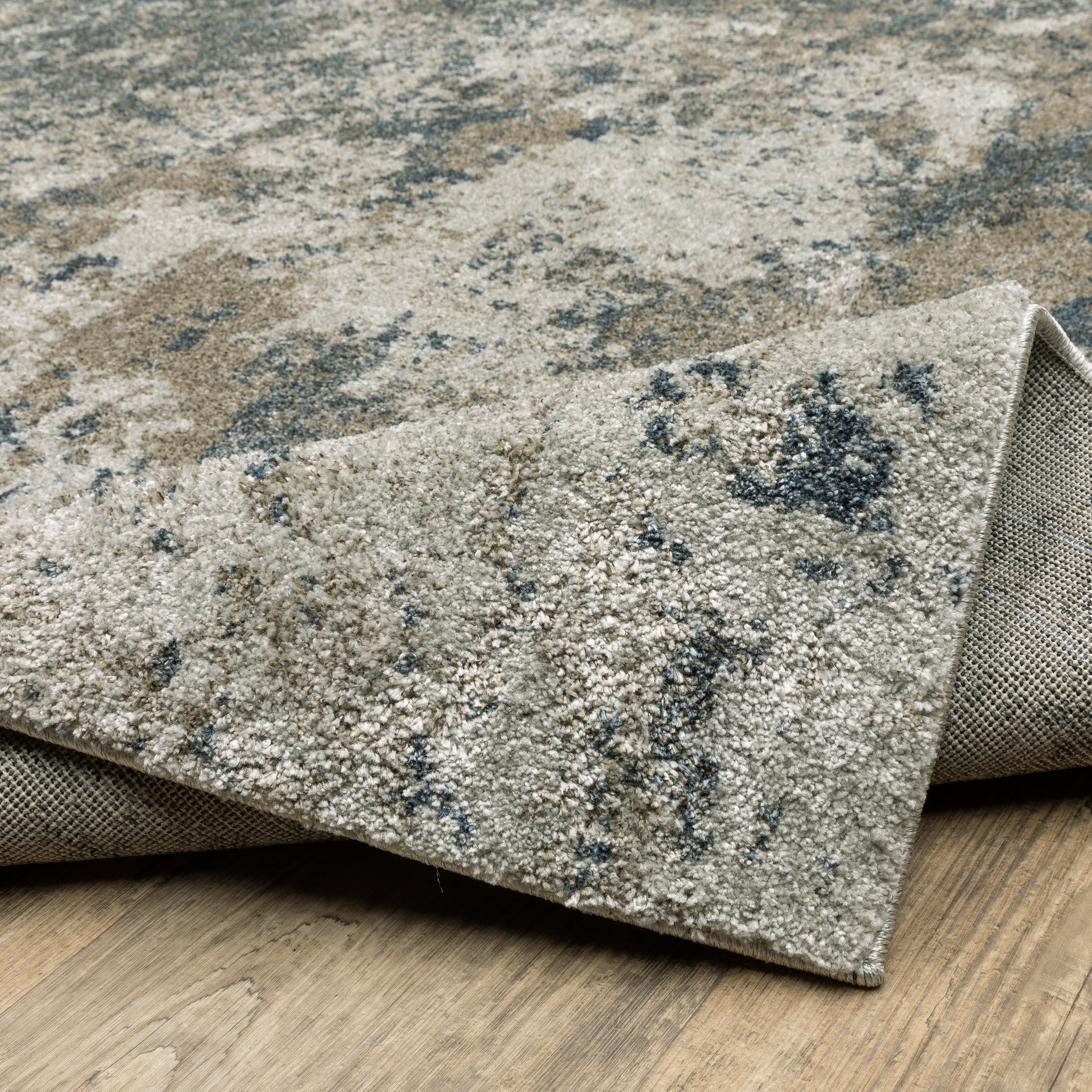 Oriental Weavers Alton  Teal Grey Modern & Contemporary