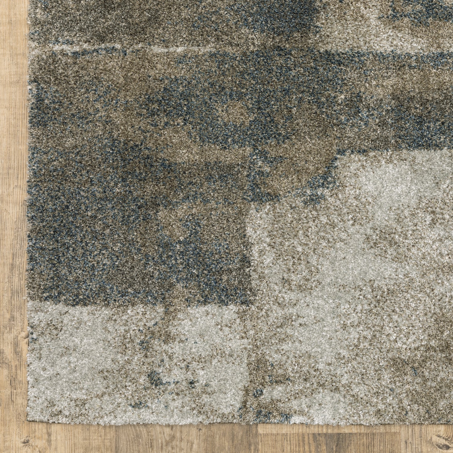 Oriental Weavers Alton  Teal Grey Modern & Contemporary