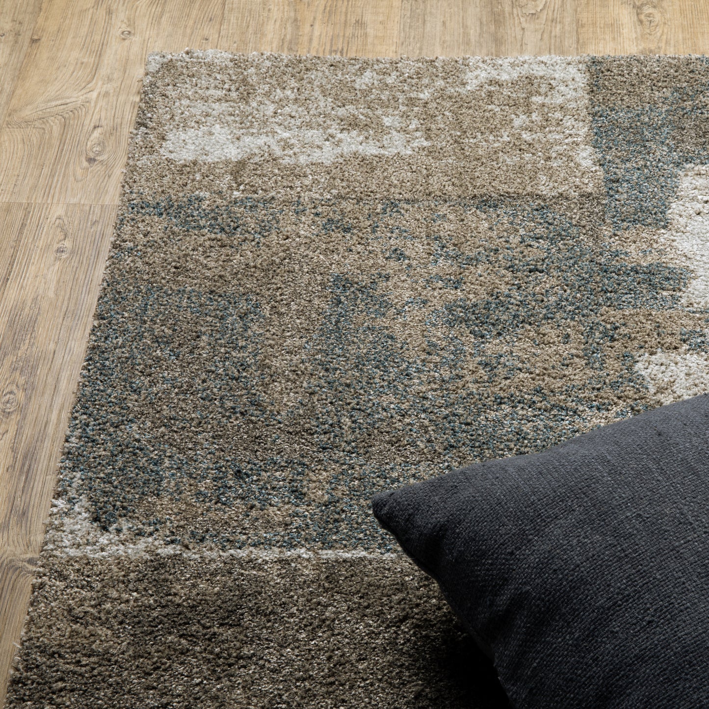 Oriental Weavers Alton  Teal Grey Modern & Contemporary