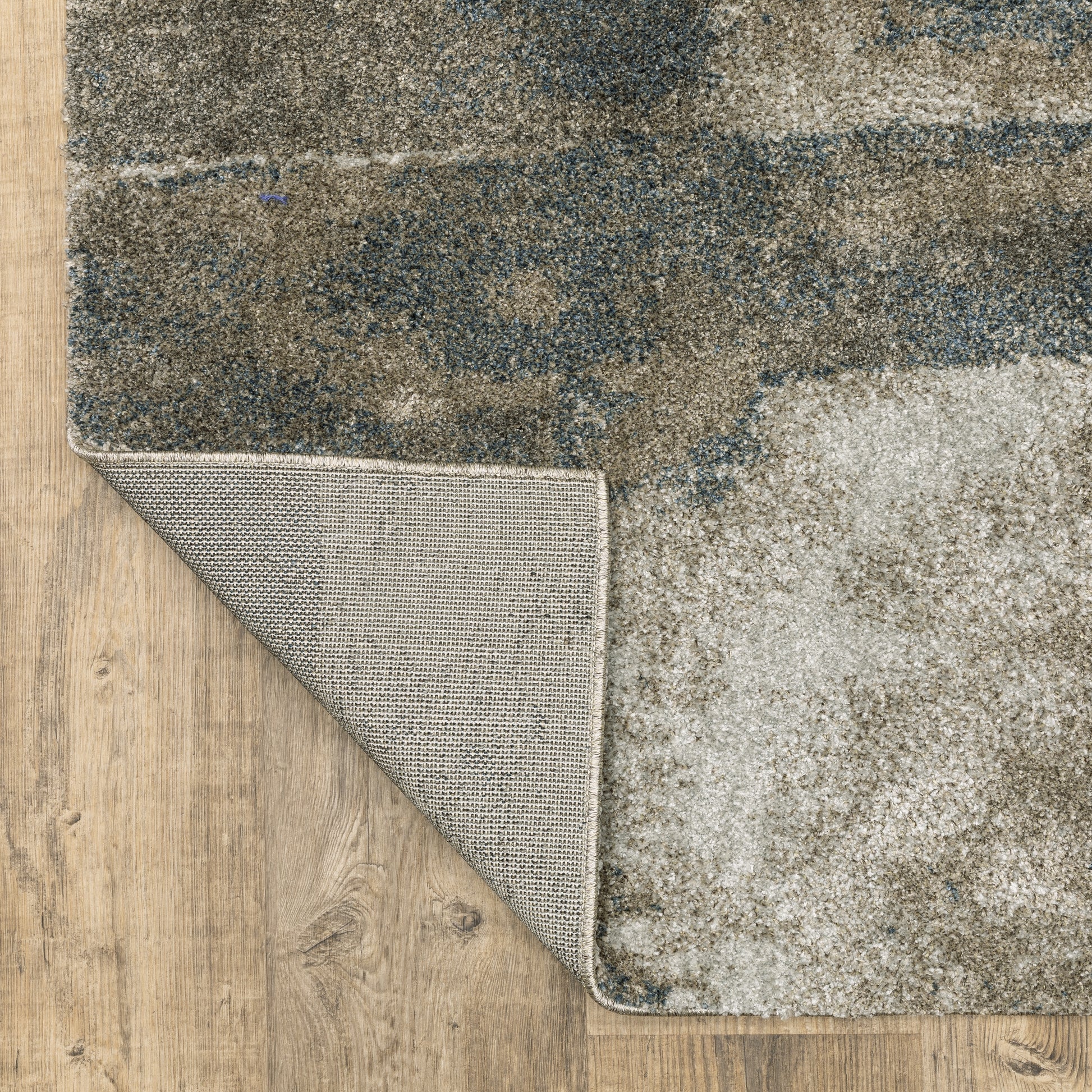 Oriental Weavers Alton  Teal Grey Modern & Contemporary