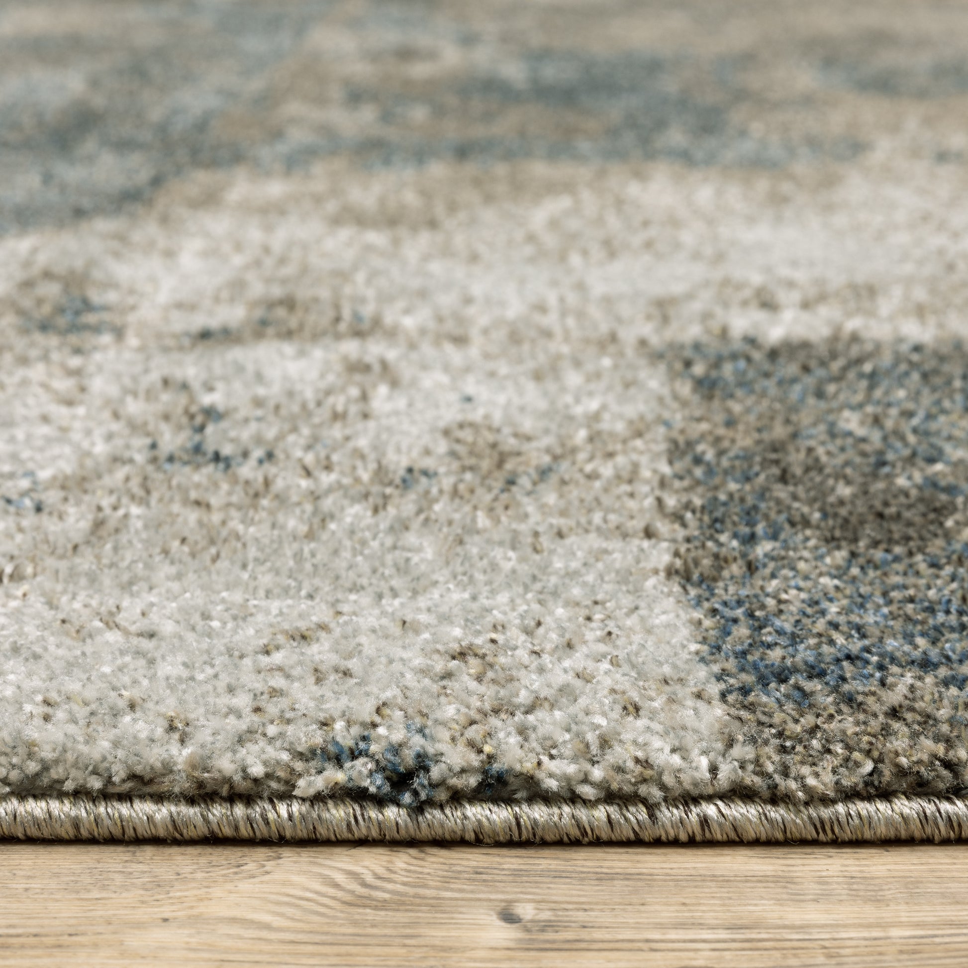 Oriental Weavers Alton  Teal Grey Modern & Contemporary