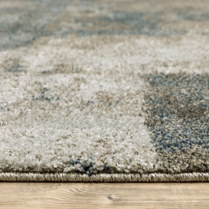 Oriental Weavers Alton  Teal Grey Modern & Contemporary