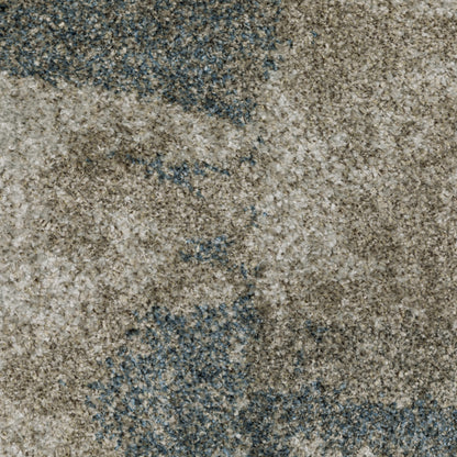 Oriental Weavers Alton  Teal Grey Modern & Contemporary