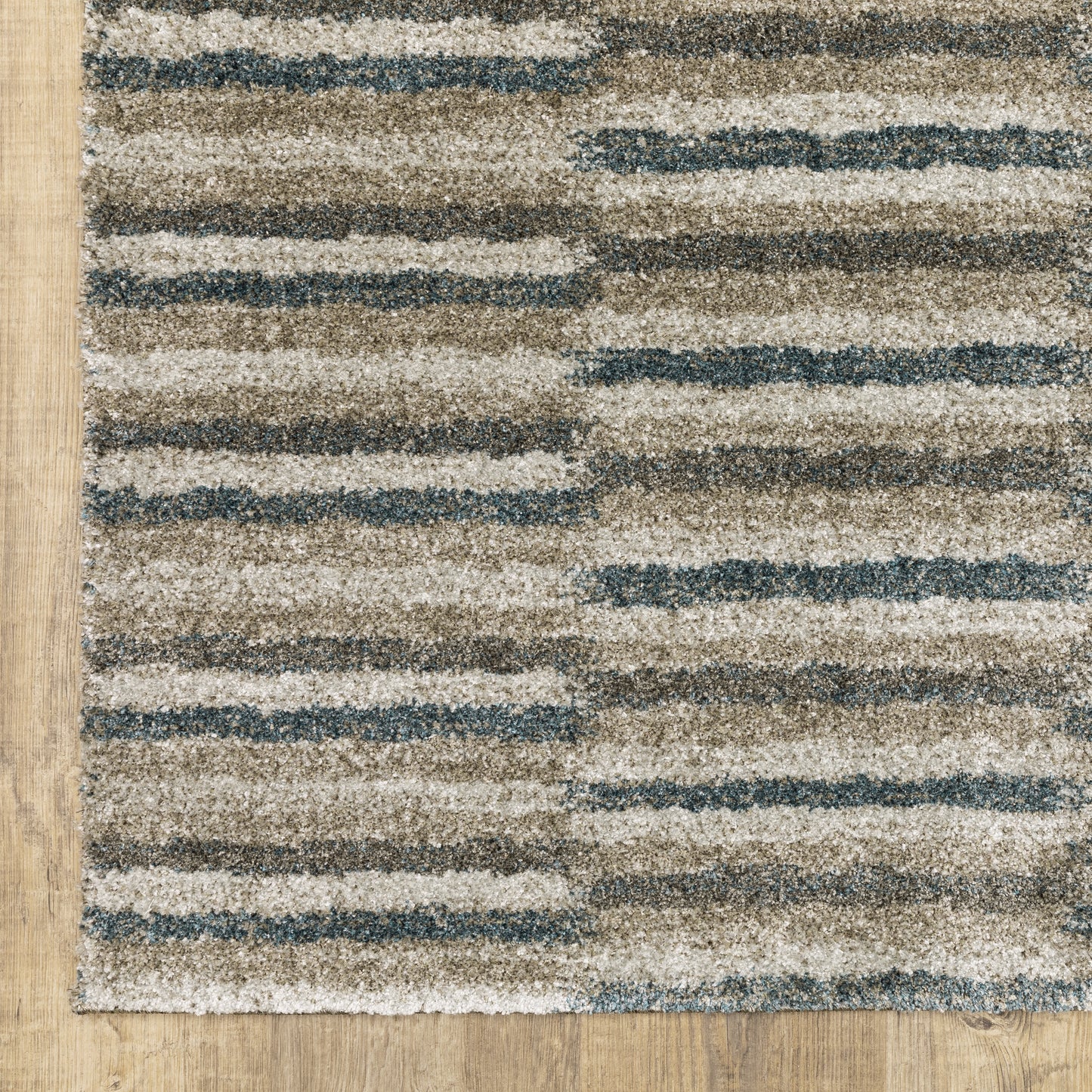 Oriental Weavers Alton  Teal Grey Industrial