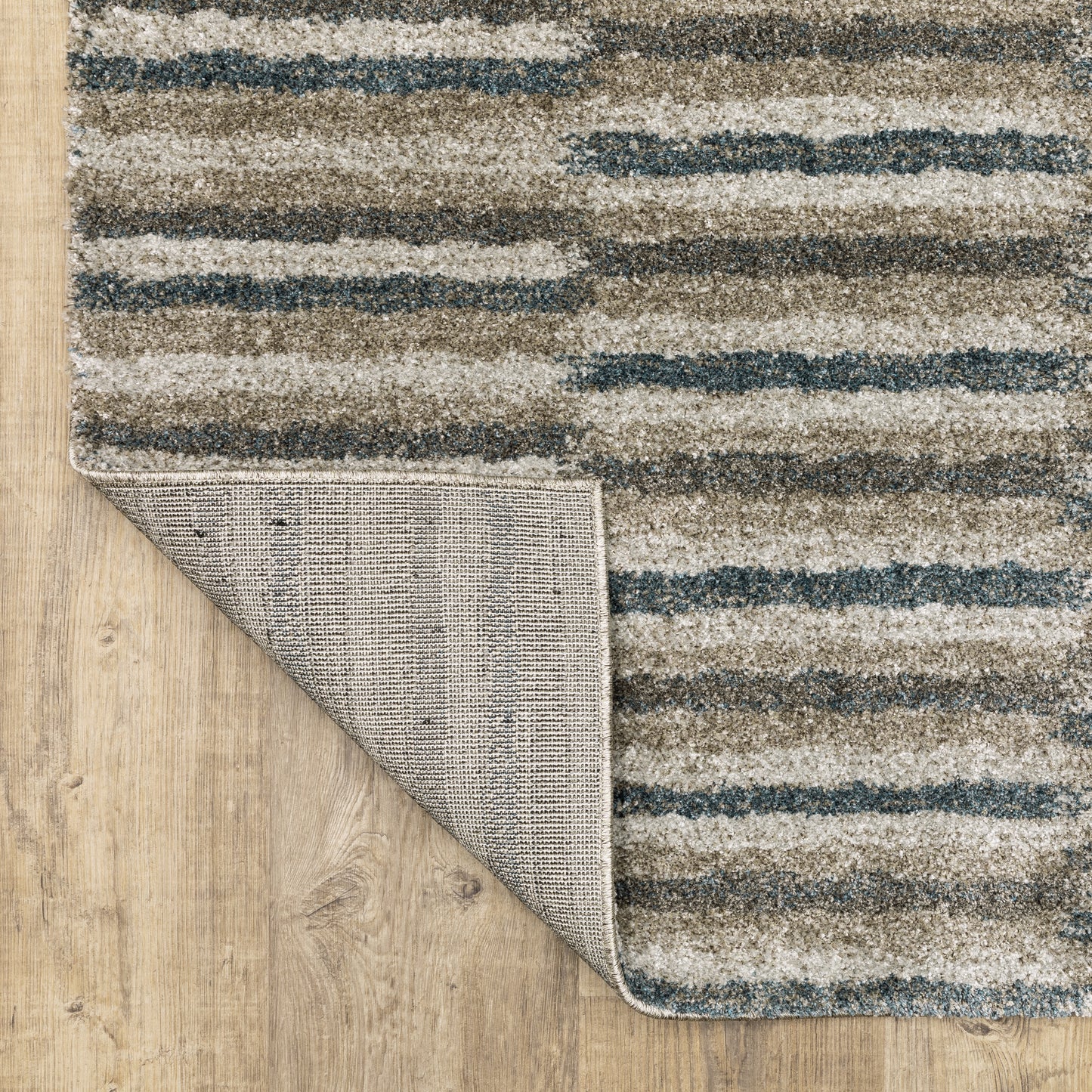 Oriental Weavers Alton  Teal Grey Industrial