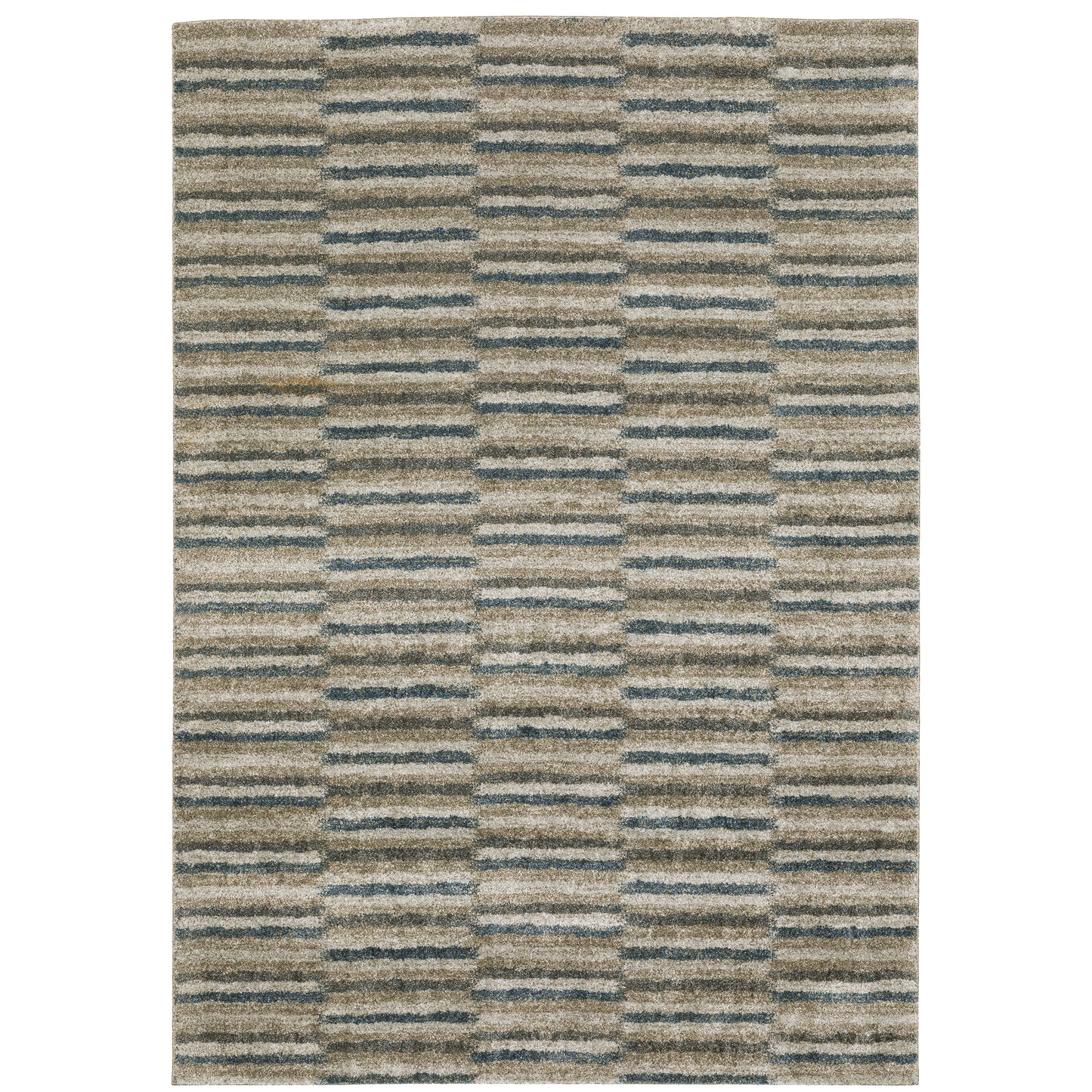 Oriental Weavers Alton  Teal Grey Industrial