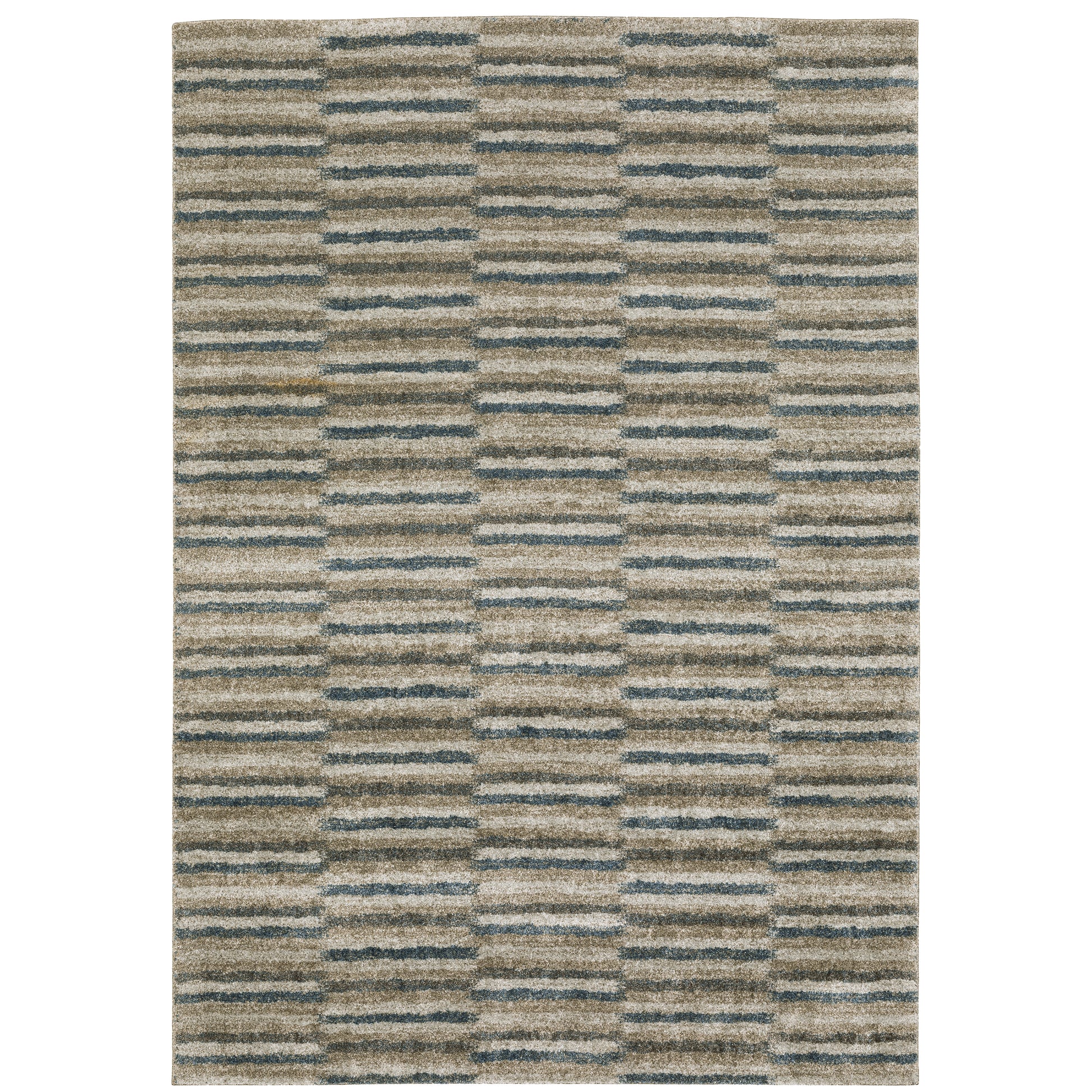Oriental Weavers Alton  Teal Grey Industrial