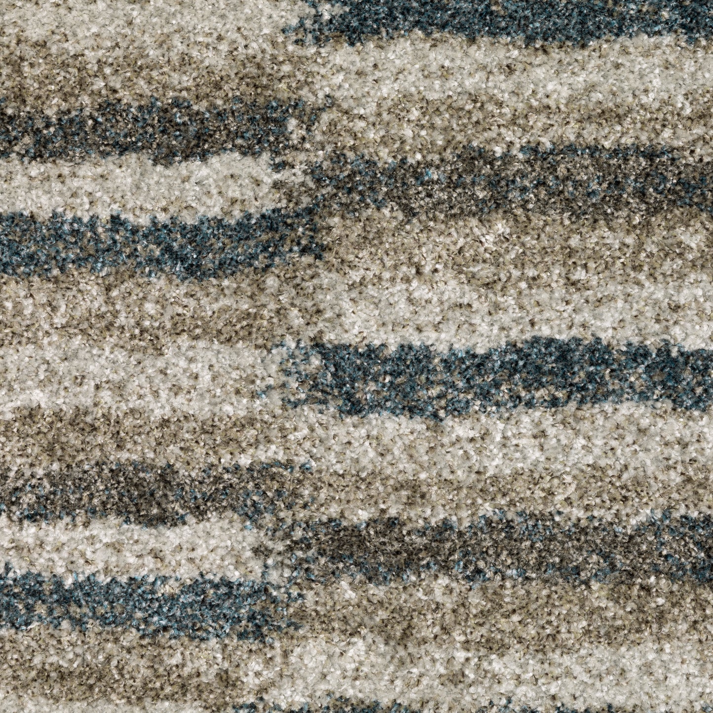 Oriental Weavers Alton  Teal Grey Industrial