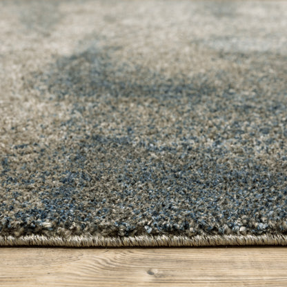 Oriental Weavers Alton  Grey Teal Industrial