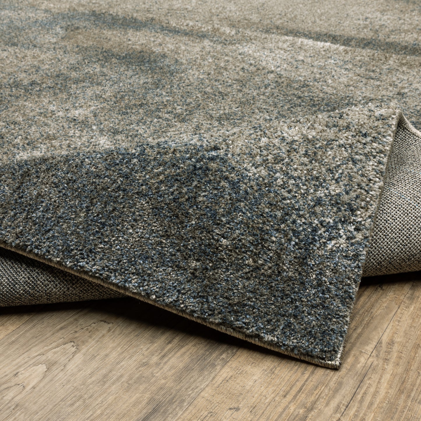 Oriental Weavers Alton  Grey Teal Industrial