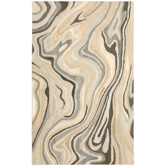 Oriental Weavers Anastasia  Beige Charcoal Modern & Contemporary