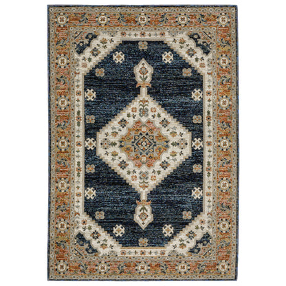 Oriental Weavers Andorra  Blue Orange Bohemian