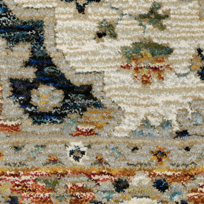 Oriental Weavers Andorra  Blue Orange Bohemian