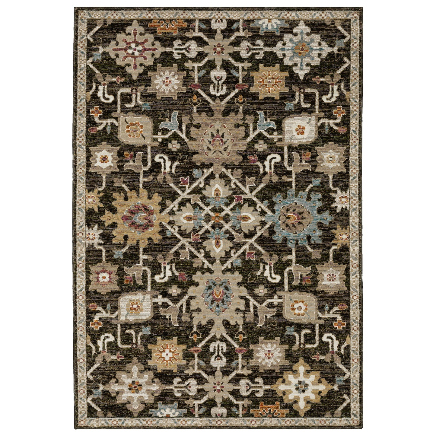 Oriental Weavers Andorra  Brown Multi Traditional