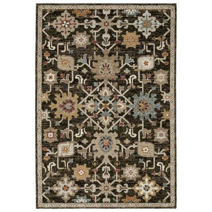 Oriental Weavers Andorra  Brown Multi Traditional