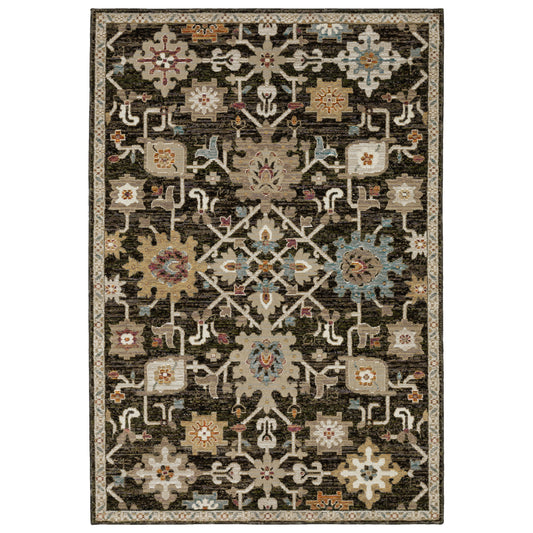 Oriental Weavers Andorra  Brown Multi Traditional