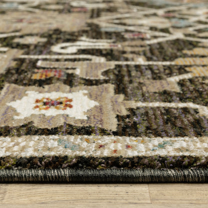 Oriental Weavers Andorra  Brown Multi Traditional